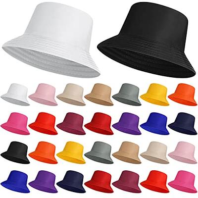 Haysandy 30 Pieces Solid Bucket Hat Bulk Multicolor Hat Packable Fishing  Hats Travel Bucket Hat Beach Fishing Cap for Women Men Boys Girls, One Size  - Yahoo Shopping