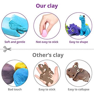 Modeling Clay Kit - 36 Colors Air Dry Magic Clay, DIY Molding Clay with  Sculpting Tools, Kids Art Crafts Best Gift for Boys & Girls Age 3-12 Year  Old