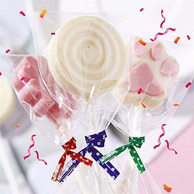 360Pcs 6inch Lollipop Sticks, Cake Pops pop Bags and Wrappers Chocolates  Cookies Set Including 120 Parcel Bags, Papery Treat Colorful Metallic Twist  Ties - Yahoo Shopping