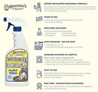 Grandma's Secret Spot Remover Laundry Spray, 16 Ounce