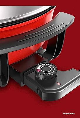 Electric Griddle Skillet Shabu Shabu Hot Pot Nonstick Cooking Frying Pan 2  Flavor Wok Fast Rapid Heat (Divided) - Yahoo Shopping