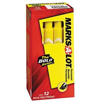 Avery Marks A Lot Permanent Markers Chisel Tip Jumbo Desk Style
