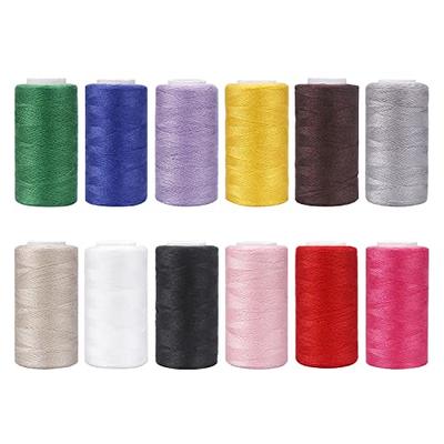 Sewing Machine Thread Assortment Kit Bobbins Sewing Threads Assortment Set  With Case Prewound Polyester Thread Spools Assortment