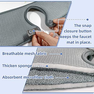 Faucet Absorbent Mat, Kitchen Sink Splash Guard, Microfiber Faucet