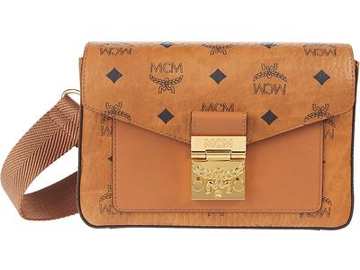 MCM Millie Visetos Crossbody Small (Cognac) Handbags - Yahoo Shopping