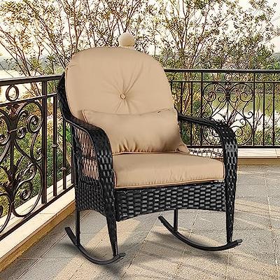 Rattan Rocking Chair Cushion, Outdoor Garden Cushions