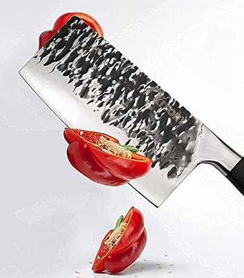 Handmade Chinese Cleaver Meat Vegetables Home Butcher Chopping Tool Kitchen  Knife