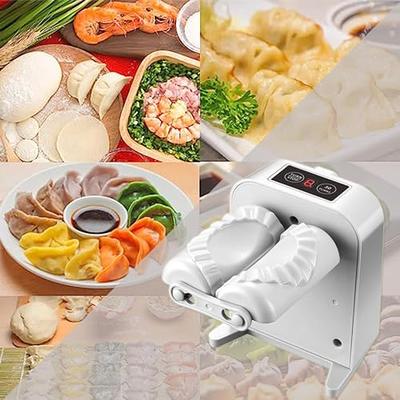 Electric Dumpling Maker Machine, Automatic Dumpling Maker,Adjustable Easy  to Operate Home Dumpling Press,with Spoon and Brush Electric Fast Dumpling  Maker Mould Machine (Light Gray) - Yahoo Shopping