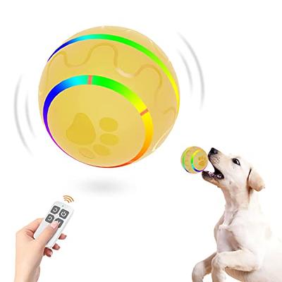 Kirisima Interactive Dog Balls Toys Active Rolling Ball for Dogs, Remote  Control Light-Up Dog Ball USB Rechargeable Yellow - Yahoo Shopping