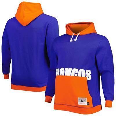 New Era Men's New Era Orange/Navy Chicago Bears Big & Tall Current  Colorblock Raglan Fleece Pullover Hoodie