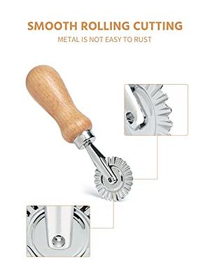 Professional Pasta Cutter Wheel - Smooth and Fluted