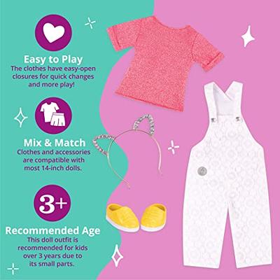 Barbie Doll Clothes: Hello Kitty & Friends Fashion Pack with Ice  Cream-Print Dress & 6 Sweet-Themed Accessories