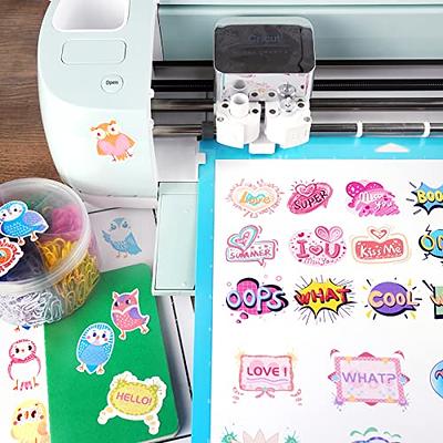 Bulk 100 Printable Vinyl Sticker Paper Glossy White Waterproof Inkjet  Printer