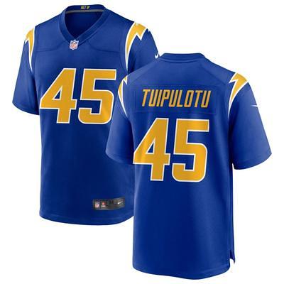 Tuli Tuipulotu Men's Nike Royal Los Angeles Chargers Alternate