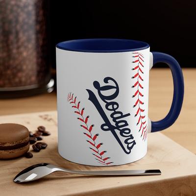 MLB Los Angeles Dodgers Personalized Coffee Mug 15 oz. - White