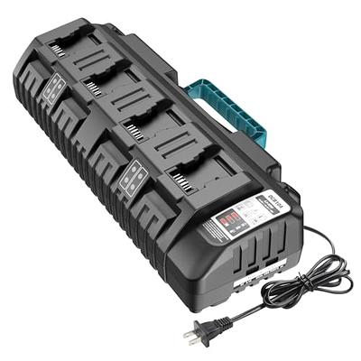 DEWALT 20V MAX Battery Charger, 4-Ports, Simultaneous Charging for 12V and  20V Max Batteries (DCB104) 