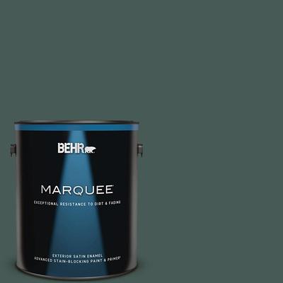 BEHR PREMIUM 1 gal. #N480-7 Midnight Blue Semi-Gloss Enamel