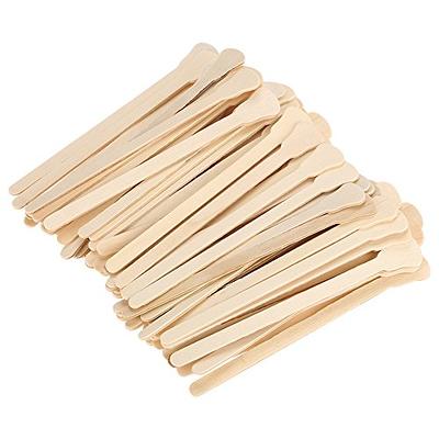 Wooden Wax Sticks - Eyebrow, Lip, Nose Small Waxing Applicator Sticks For  Hair Removal And Smooth Skin - Spa And Home Usage