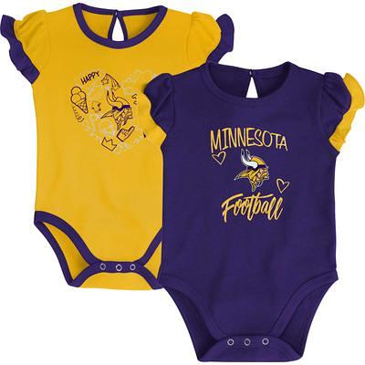 Newborn & Infant Purple/Gold Minnesota Vikings Too Much Love Two-Piece  Bodysuit Set - Yahoo Shopping