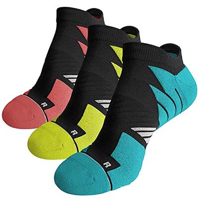 Hylaea Now Show Running Socks with Cushion Pad for Athletic Sport Tab  Coolmax Low Cut Socks Moisture Wicking, No Blister, Seamless, Anti-Odor  Blue Green Red X-Large - Yahoo Shopping