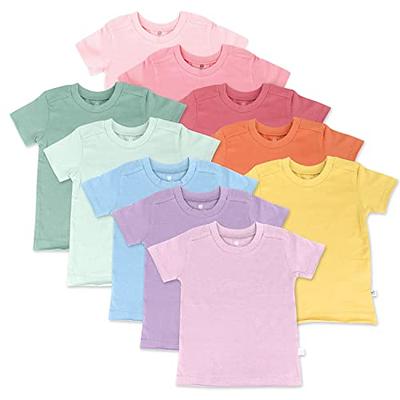 Honest Baby 10-Pack Organic Cotton Short Sleeve T-Shirts
