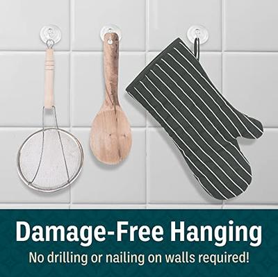 Self Adhesive Wall Hooks for Hanging: Stick-On Hooks Hold 13 LB, Black Coat  Hook,Towel Hooks For Bathrooms,Shower Hooks for Wall,Door Hooks Hanging