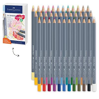 Faber-Castell Goldfaber Aqua Watercolor Pencils Gift Set - 36 Count, 12  Pastel and 24 Standard Colors, Water Coloring Pencils for Adults - Yahoo  Shopping