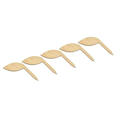 HOPELF 50 Pack 16 Bamboo Plant Stakes for Wood Garden Sticks,Wooden Indoor Gardening Floral Potted Plant Support,Crafts, More Size Choices 8/12