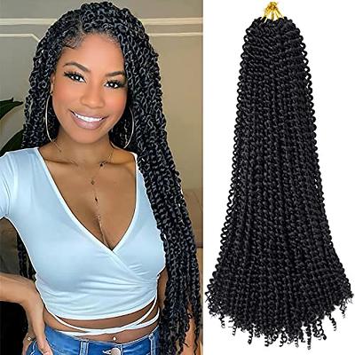 18 80g Deep Wave Crochet Bulk Braiding Hair Synthetic Ocean Wave Crochet  Braids