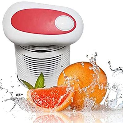 Vikakiooze Safe Cut Can Opener New Multifunction Stainless Steel Safety Side Cut Manual Can Tin Opener RD, Size: One size, Red