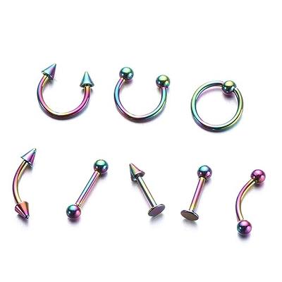 clear plastic earring 16G - PiercingArt