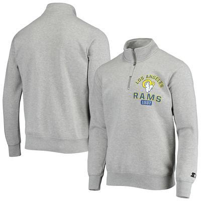 Nfl Los Angeles Rams Boys' Black/gray Long Sleeve Hooded