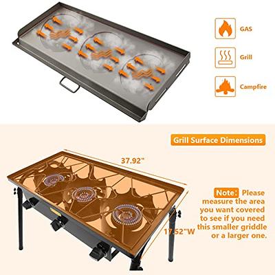 Camp Chef 16 x 38 Professional Flat Top Steel Griddle in the Grill