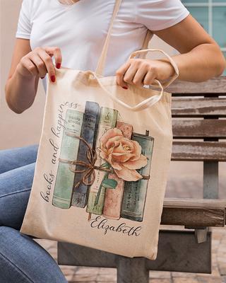 Canvas Large Tote Bag Canvas Tote Bag With Zipper Canvas 