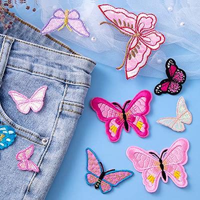 23PCS Butterfly Iron on Patches Pink, PAGOW Multiple Shapes Butterfly  Embroidered Iron On Patches, Iron Sew On Embroidered Applique Decoration  Sewing Patches for Hat, Bags, Jacket, Dress, T-Shirt - Yahoo Shopping