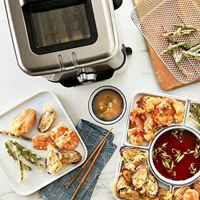  T-fal Ultimate EZ Clean Stainless Steel Deep Fryer with Basket  3.5 Liter Oil and 2.6 Pound Food Capacity 1700 Watts Oil Filtration, Temp  Control, Digital Timer, Dishwasher Safe Parts Stainless Steel
