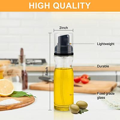 Olive Oil Sprayer For Cooking - 200ml Glass Oil Dispenser Bottle Spray  Mister - Refillable Food Grade Oil Vinegar Spritzer Sprayer Bottles For  Kitchen