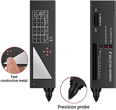 Diamond Selector Detector LED Indicator Moissan Jade Gem Tester Pen  Accuracy Ruby Stone Electronic Professional 