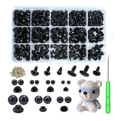 PH PandaHall 70pcs Plastic Safety Eyes 10mm Craft Eyes Amigurumi Cat Eyes  with 70pcs Washers for Puppet Plush Animal Stuffed Animals Teddy Puppet  Crochet Animal Crafts Making 10mm 7 Color