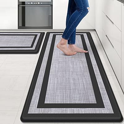 DEXI Anti Fatigue Kitchen Mat Cushioned Kitchen Rug, 3/4 Thick Heavy Duty  Waterproof Floor Mat, Non-Slip Comfort Standing Mat for Kitchen, Desk,  Floor, Office, Sink, Laundry, 20x32, Black - Yahoo Shopping