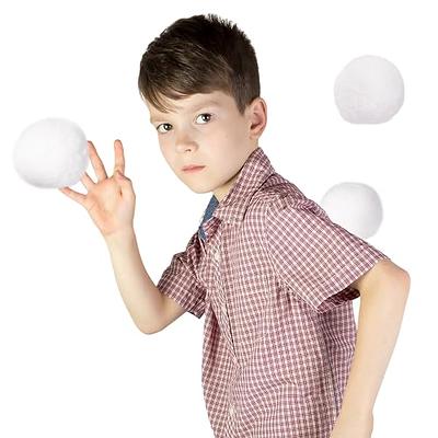 50-PK Fake Snowballs for Kids I Indoor Snowball Fight Set I Artificial  Snowballs for Kids Indoor & Outdoor I Realistic White Plush Snowballs I  Christmas Snow Decorations I Winter Family Games Balls 