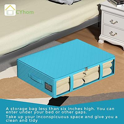 StorageRight Storage Bins Clothes Storage, Foldable Blanket Storage Bags,  Under Bed Storage Containers for Organizing, Clothing, Bedroom, Comforter