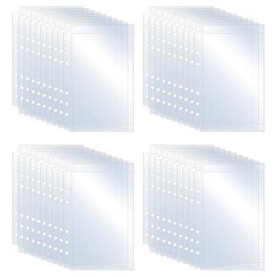 LingLingo Clear Double-Sided Refill Inner Pages for Transparent Jewelry  Storage Book 6 Ring Binder, 24 Sheets 96 Pockets - Yahoo Shopping