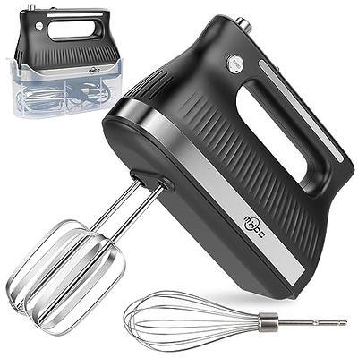 MHCC 5-Speed​ Electric Hand Mixer with Snap-On Storage Case, Whisk Beaters,  250-Watt-Black - Yahoo Shopping