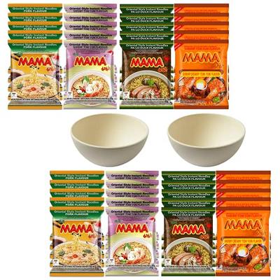 THAI NOODLE MAMA RAMEN ASSORTED BUNDLE w/BOWLS INCLUDED, Multiple Variety  Assorted Pack, Shrimp Tom Yum, Shrimp Creamy Tom Yum, Duck, Pork (Pack of  40) - Yahoo Shopping