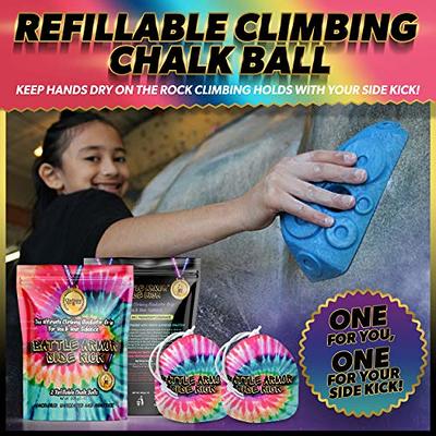 2 Chalk Balls for Outdoor Indoor Rock Climbing Chalk Bag