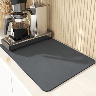 Kitchen Super Absorbent Pad Diatomite Drying Dishes Drain Mat for