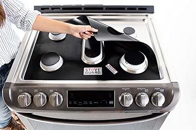 Stove Top Cover, 30.4 inch x 21.5 inch Electric Stove Cover Mat, Ceramic Glass Stove Protector, Washable Rubber Stove Protector Keep Stove Clean