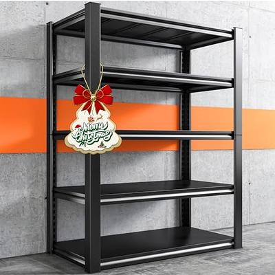 Hyper Tough 4-Tier Shelving Unit, W30 x D14 x H56 Multipurpose Home  Storage Organizer, Black