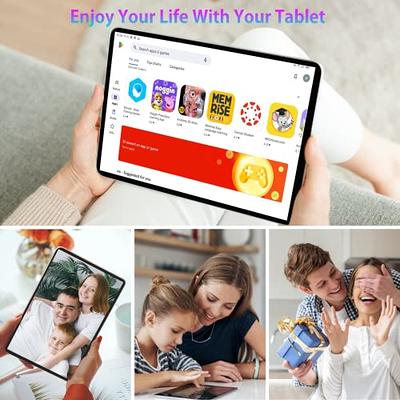  Blackview Tablet Android 12 Tab 8 WiFi Tablets 10.1 Inch  7GB(4+3 Expand) RAM+64GB/1TB ROM Quad Core Processor 6580mAh 1280×800  HD+IPS Display 13MP+8MP Daul Camera WiFi 6 BT 5.0 GMS Gray : Electronics